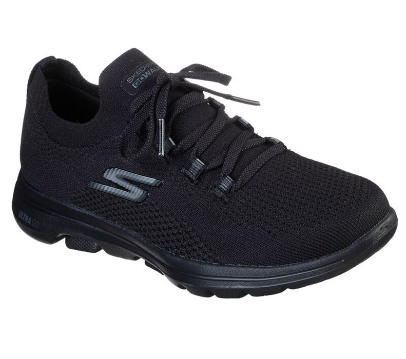 Skechers Gowalk 5 - Uprise - Womens Sneakers Black [AU-NR2522]